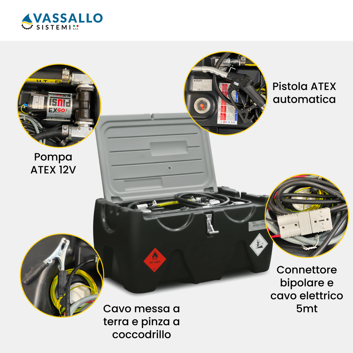 System Tank Essence - 150 L ADR | Vassallo Sistemi