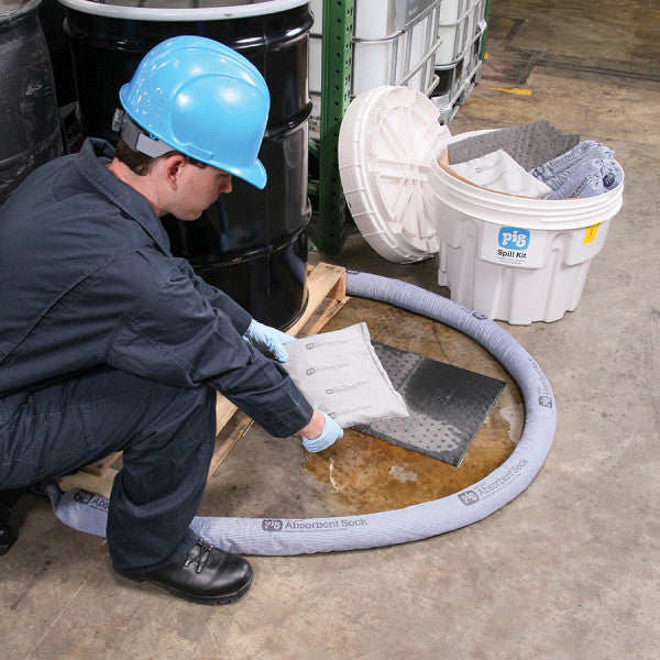 Kit d'intervention New Pig en conteneur - 76 litres | Vassallo Sistemi