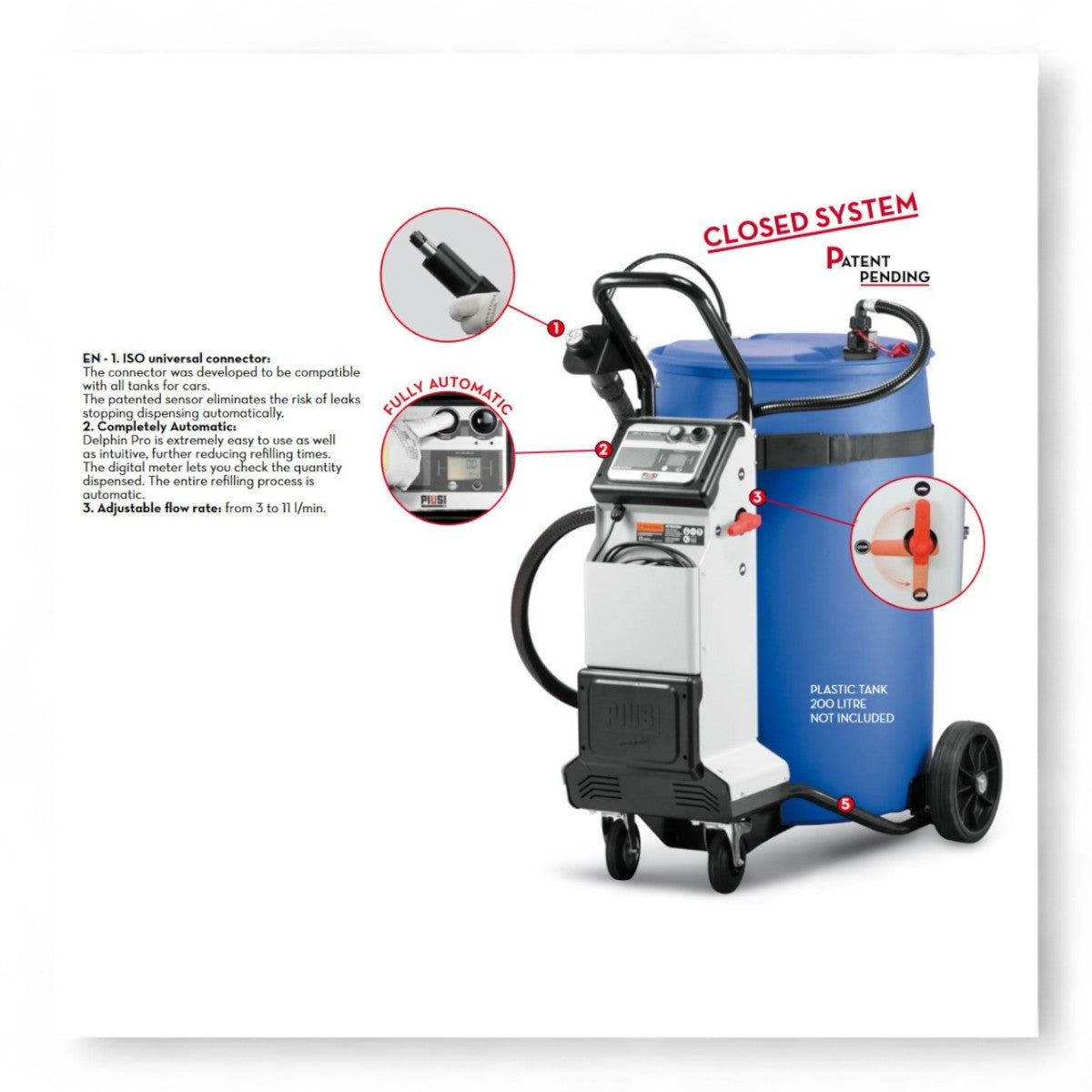 Piusi Delphin Pro_X | Vassallo Sistemi