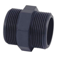Raccord mamelon plastique M 1" x M 1" BSP