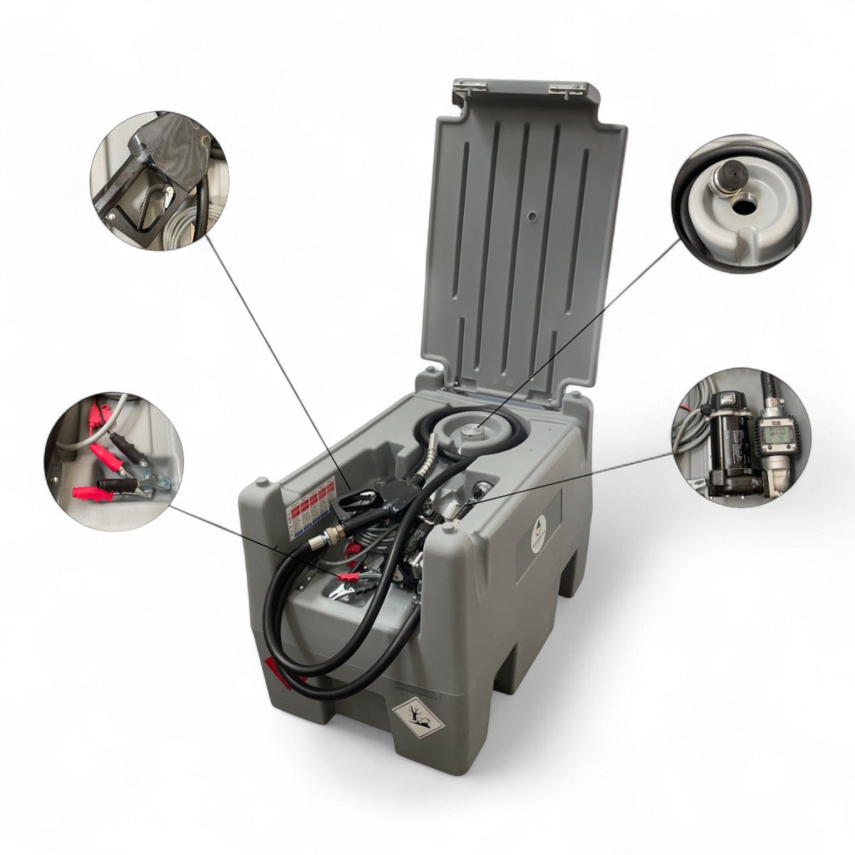 System Tank Diesel 220L - Pompe 12/24V | Vassallo Sistemi